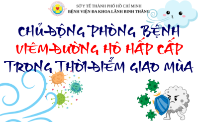 (HCDC) Chủ động phòng bệnh viêm đường hô hấp cấp trong thời điểm giao mùa